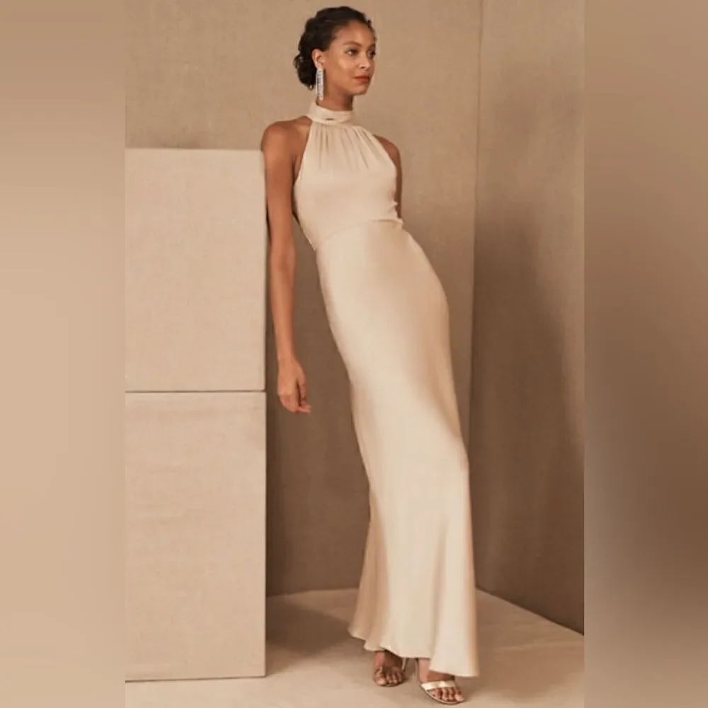 Sachin & Babi Esme Satin Charmeuse Dress/Gown